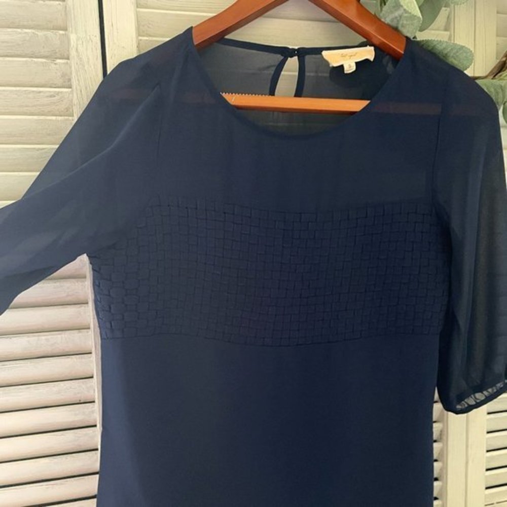 Lost april Navy Blouse  KA1-27
